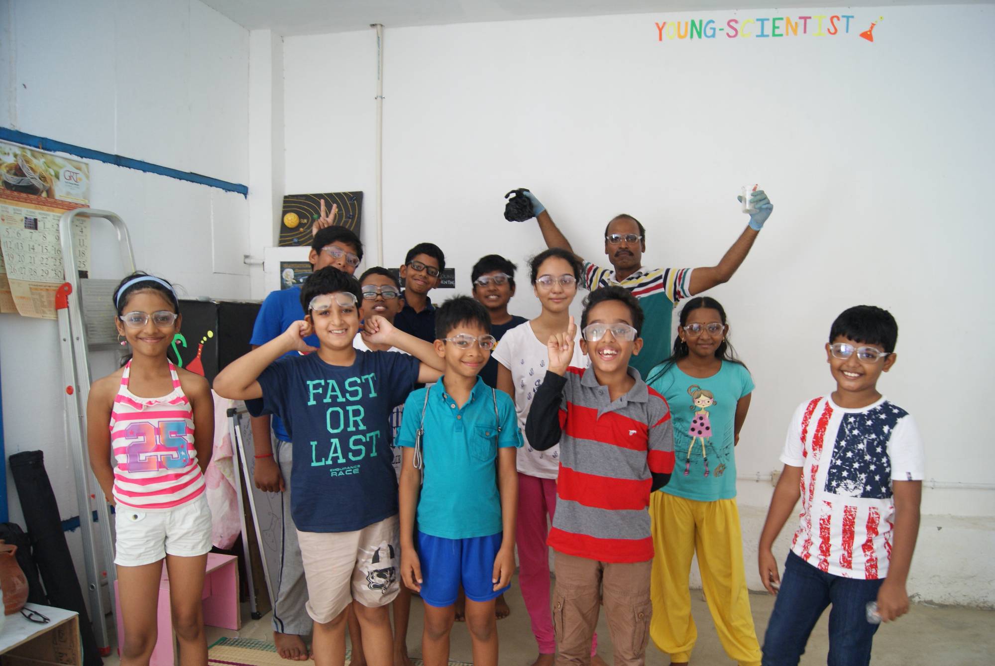 Young-Scientist SCOUBI curriculum in action — first science club batch