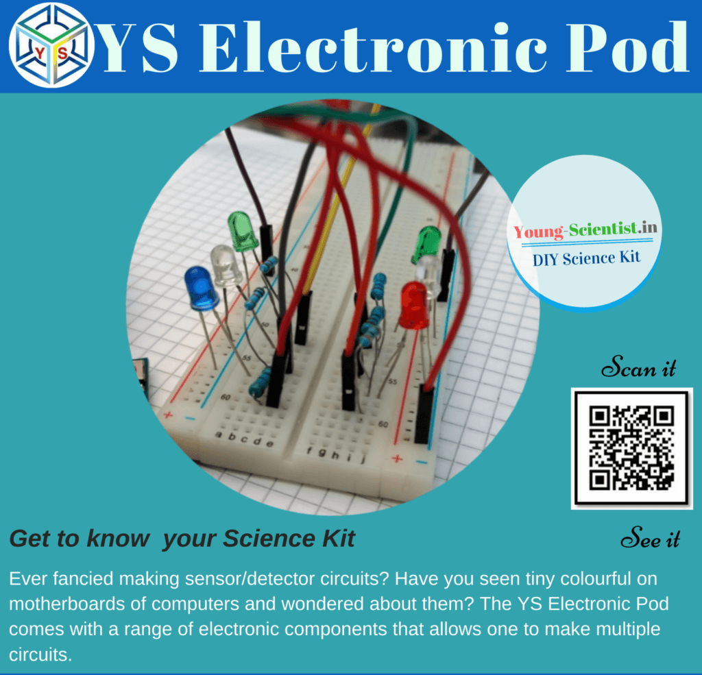 YS Electronic Pod circuit kit — basic electronics for children