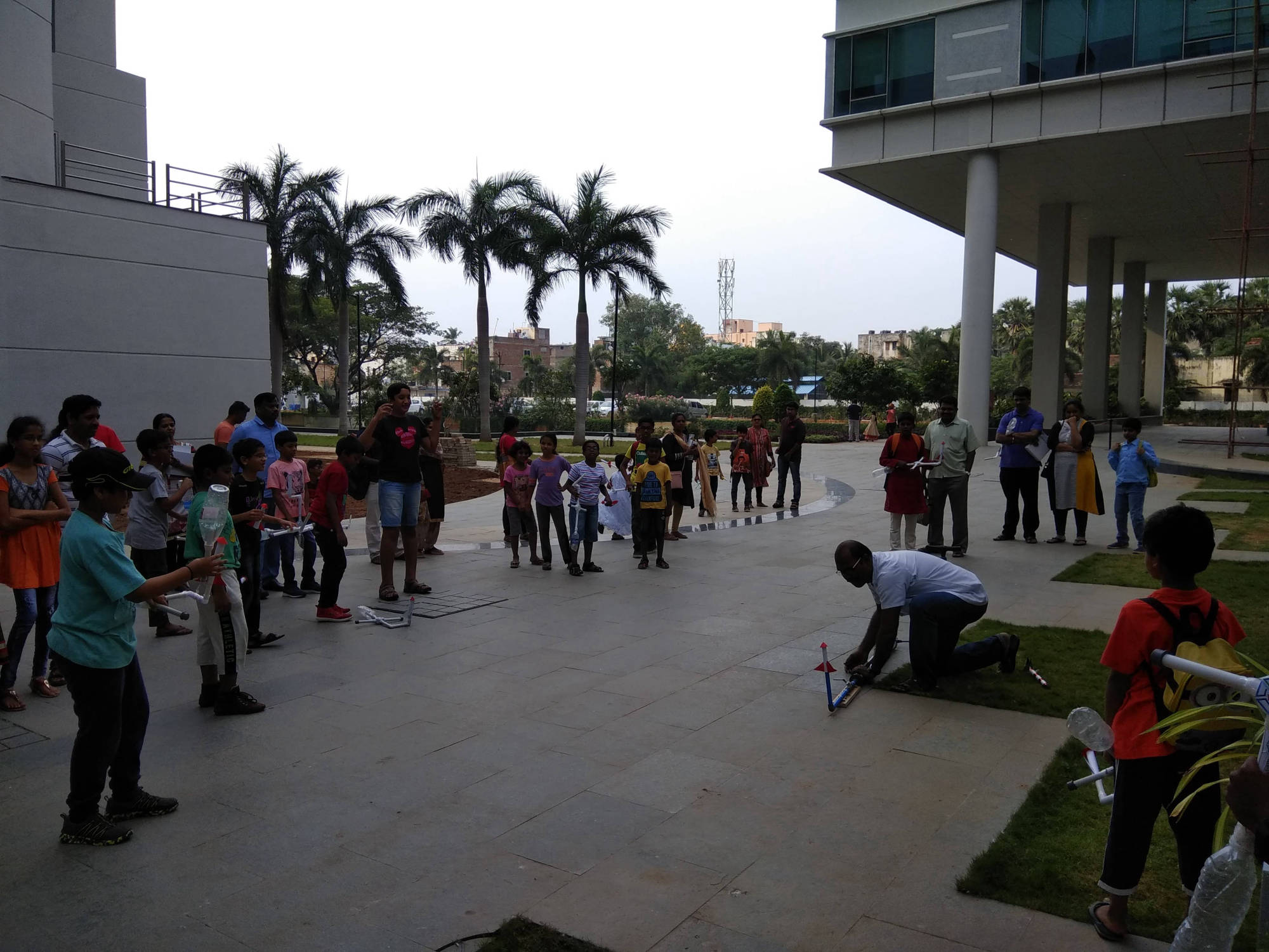 Young-Scientist science show at IIT Madras Research Park, Chennai